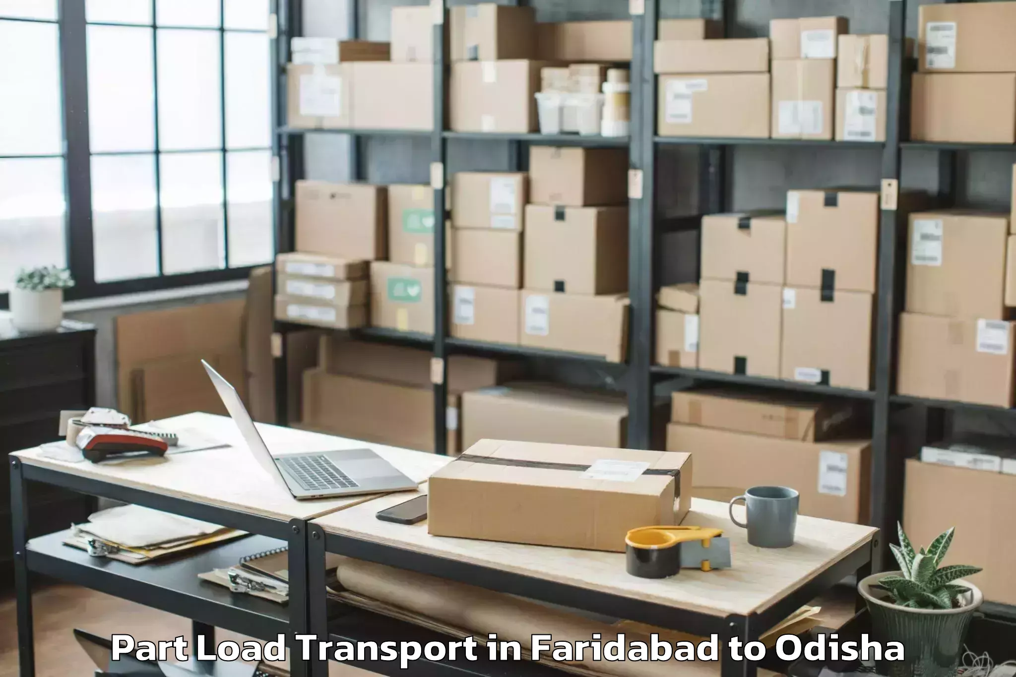 Faridabad to Jarada Part Load Transport